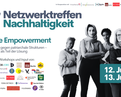 Sharepic Netzwerktreffen Nachhaltigkeit Female Empowerment